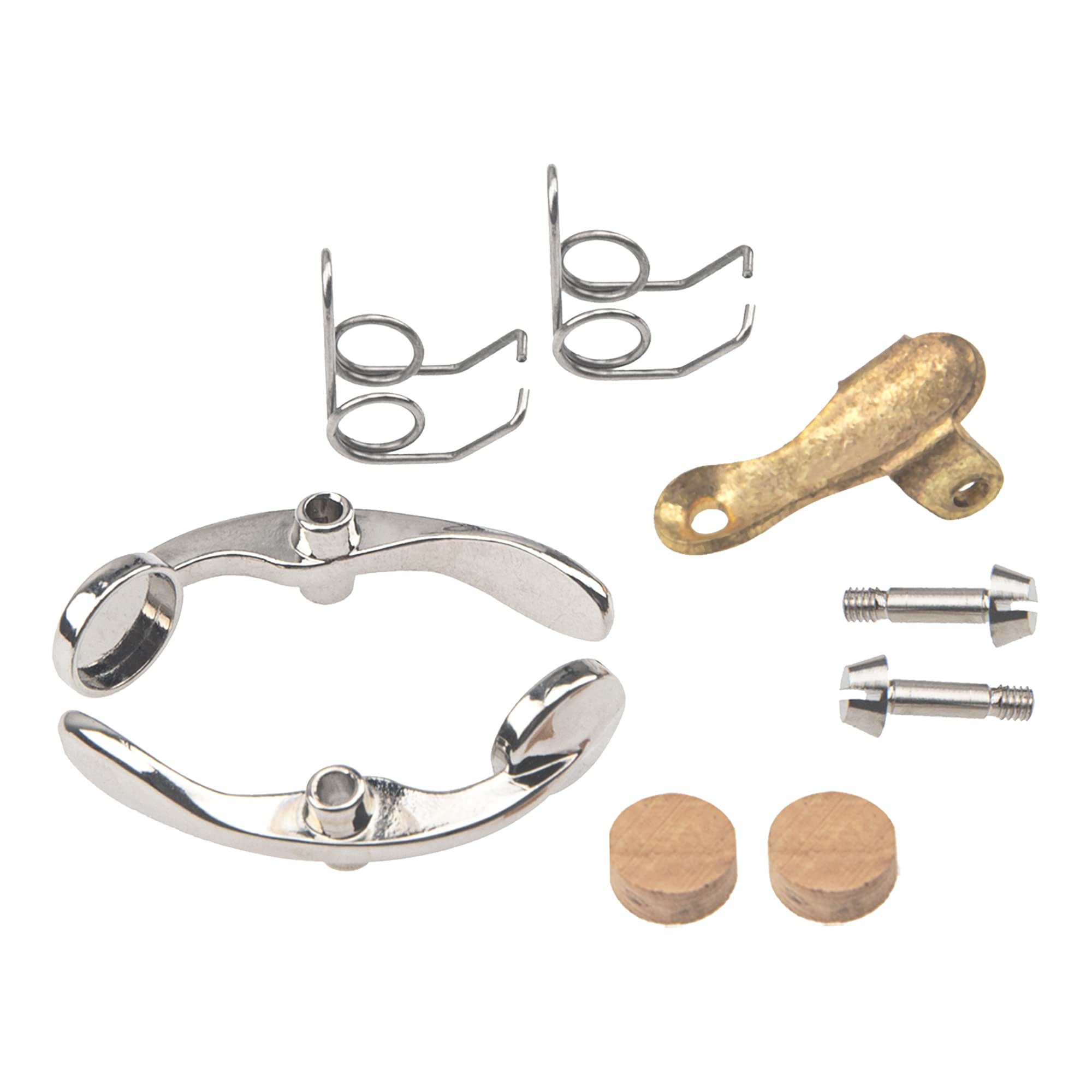 1Set Yootones Trumpet Repair Kit Trumpet Finger Buttons Valve Cap Screw Drain Valve Key Piston Spring Compatible With Trumpet Pa