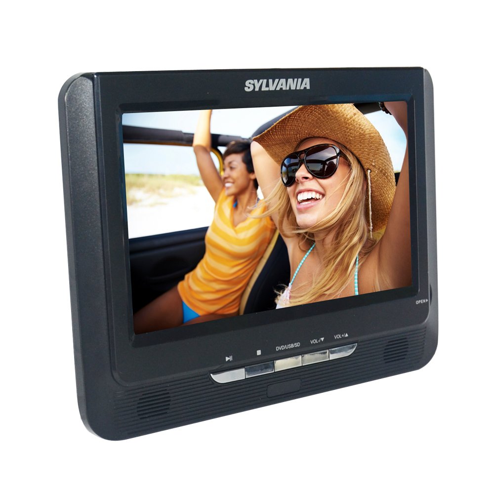 Sylvania Sdvd9957 Portable Dvd Player With Dual 9'' Screen (Black)