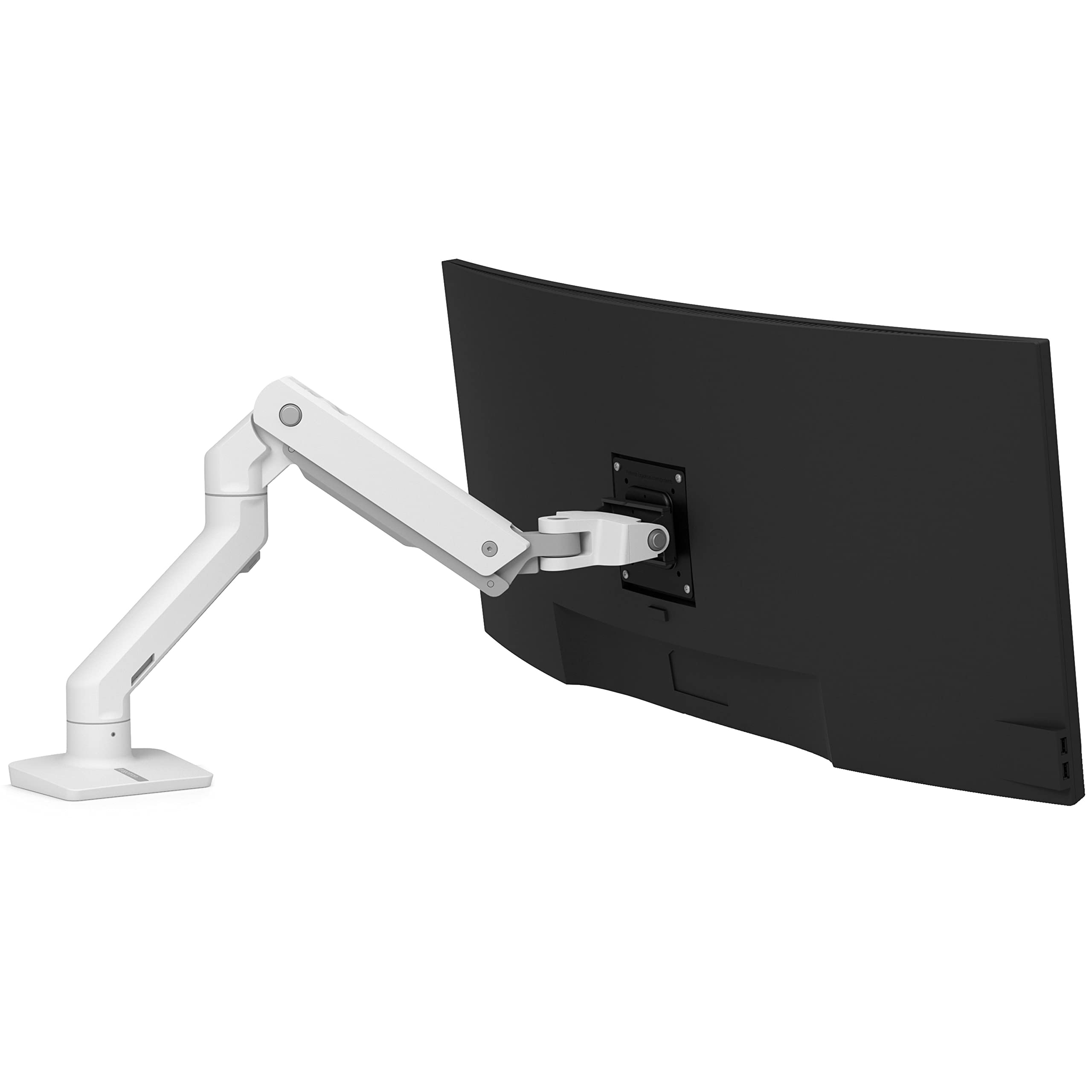 Ergotron   Hx Premium Heavy Duty Monitor Arm, Single Monitor Vesa Desk Mount   For Flat Or Slight Curved Ultrawide Monitors Up T