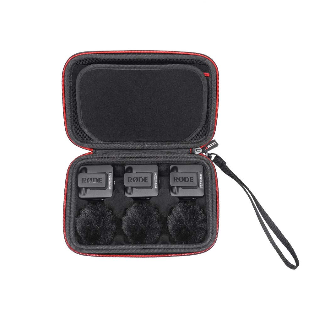 Rlsoco Case For R�de Wireless Go Ii/Wireless Me/Wireless Go Wireless Microphone System   Fits For Rode Wireless Go 2 Microphone (Black)