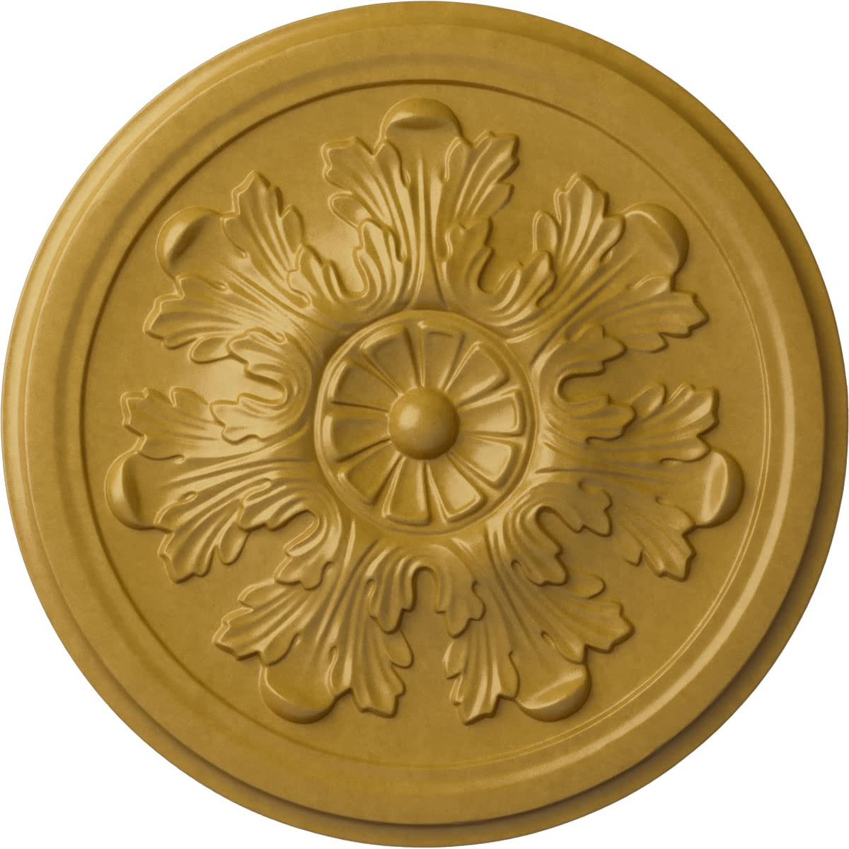 Ekena Millwork Cm12Leigs Legacy Acanthus Ceiling Medallion, 12 3/4''Od X 7/8''P (Fits Canopies Up To 3 1/2''), Hand Painted Irid