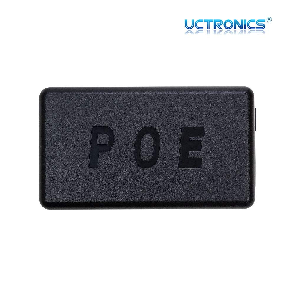 Uctronics Usb C Poe Splitter Gigabit, Poe To Usb C 5V/4A Power Supply For Raspberry Pi 4 And More, 802.3At Power Over Ethernet T