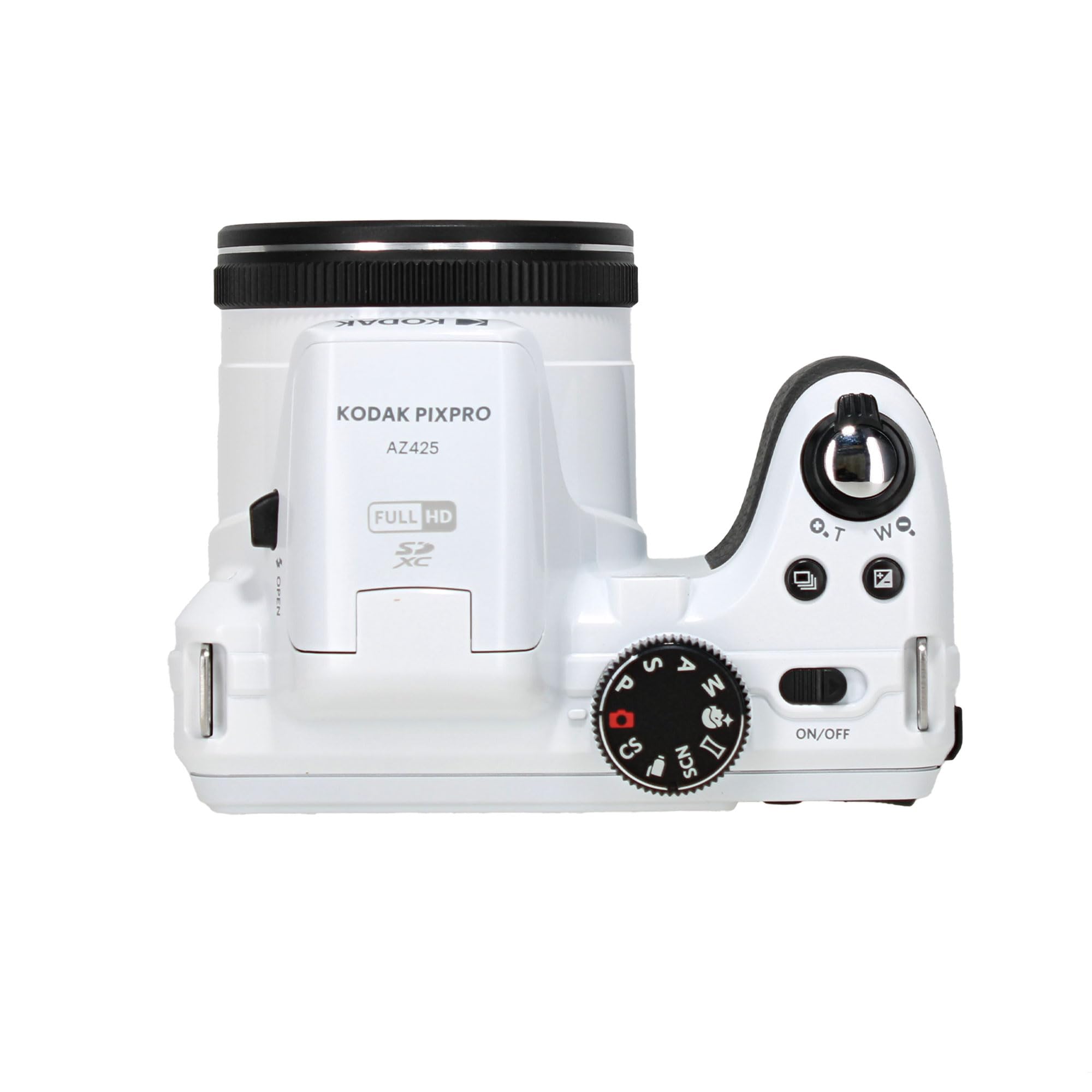 Kodak Pixpro Az425 20Mp Vlogging Digital Camera (White) 42X Optical Zoom, 24Mm Wide Angle Lens Bundle With 64Gb Memory Card + Vl