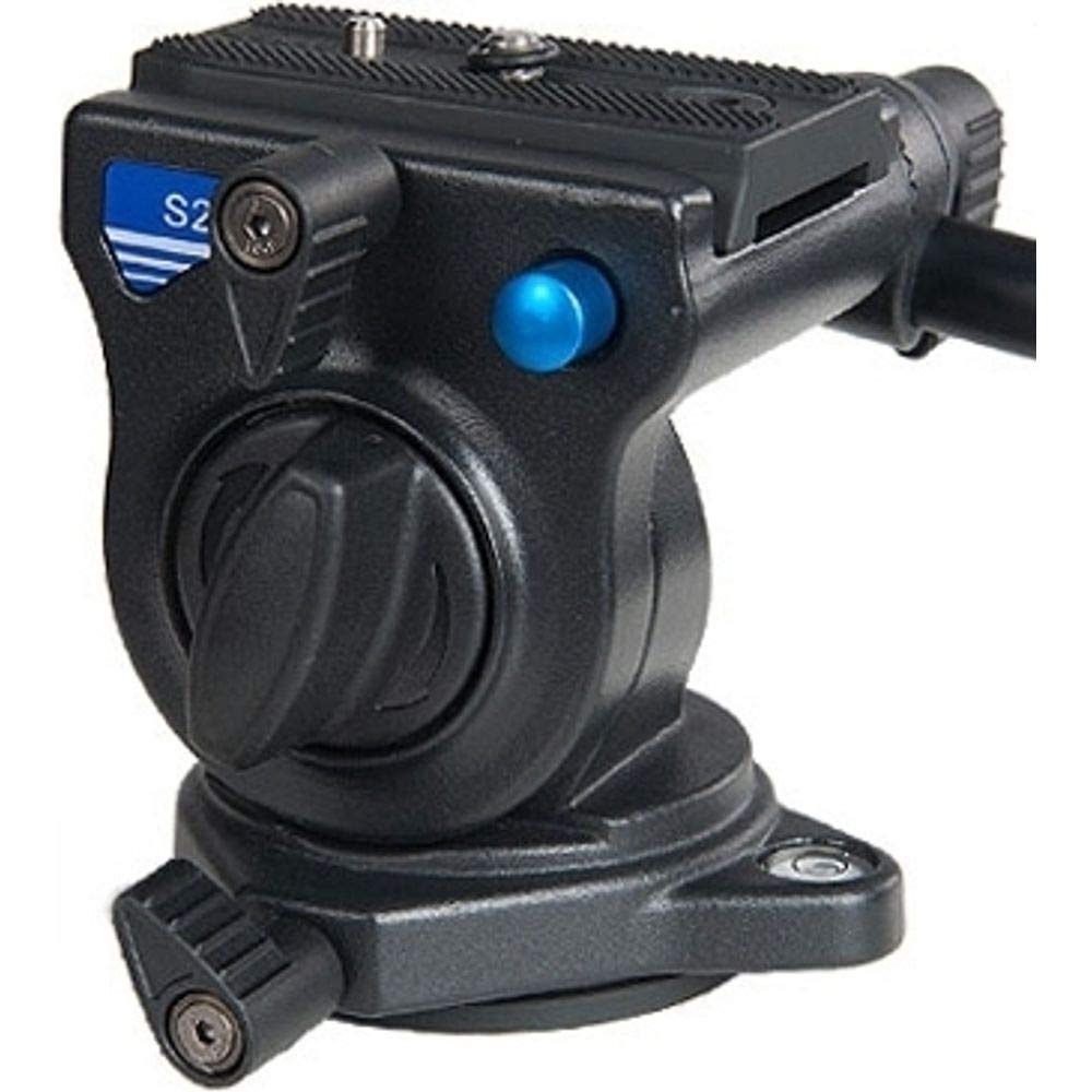 Benro A38Tds2 Monopod With 3 Leg Locking Base And S2 Head, 4 Leg Sections, Twist Lock Leg Release (Black)