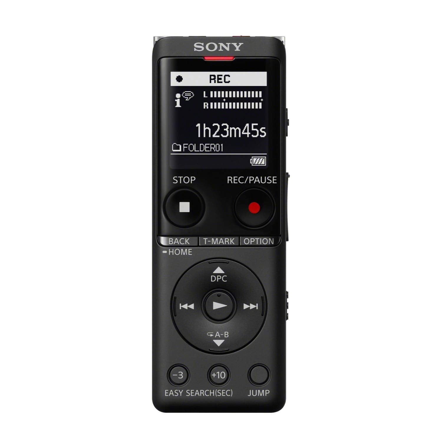 Sony ICD UX570 Digital Voice Recorder, ICDUX570BLK, usb