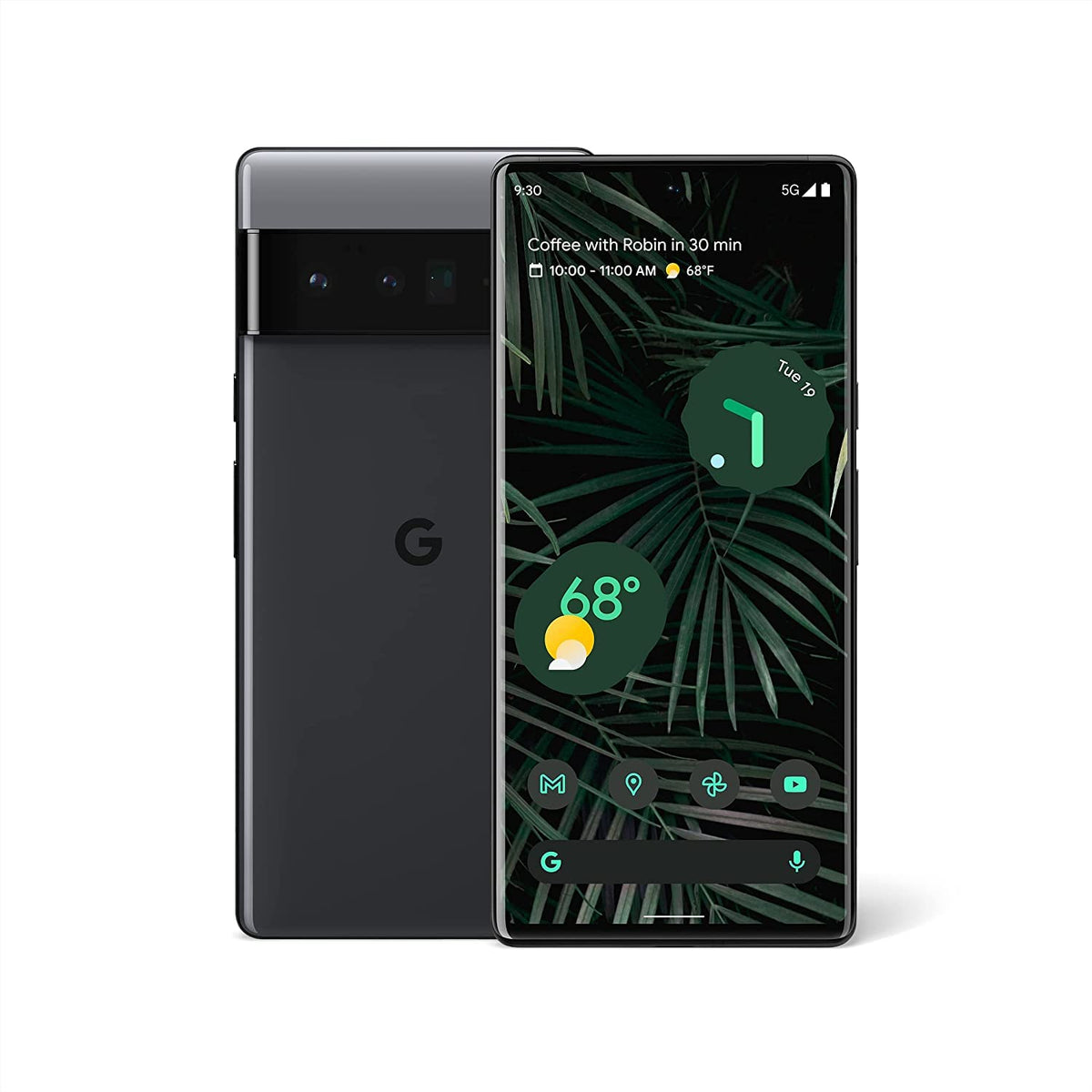 Google Pixel 6 Pro   5G Android Phone   Unlocked Smartphone With Advanced Pixel Camera And Telephoto Lens   256Gb   Stormy Black
