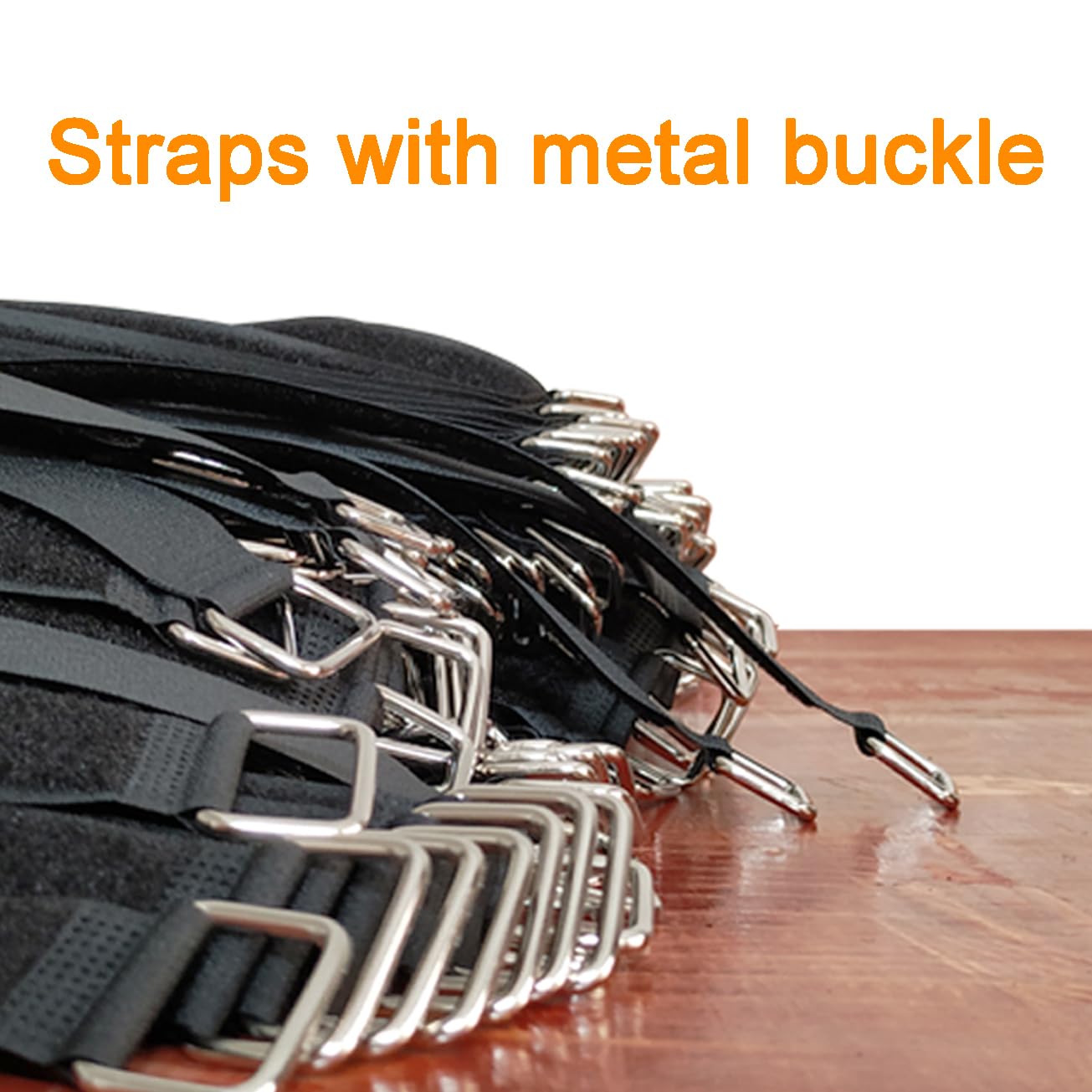 Vigaer 36 Inch Cable Strap With Buckle   16 Pack Hook And Loop Fastening Straps   Adjustable Nylon Extend Securing Strap
