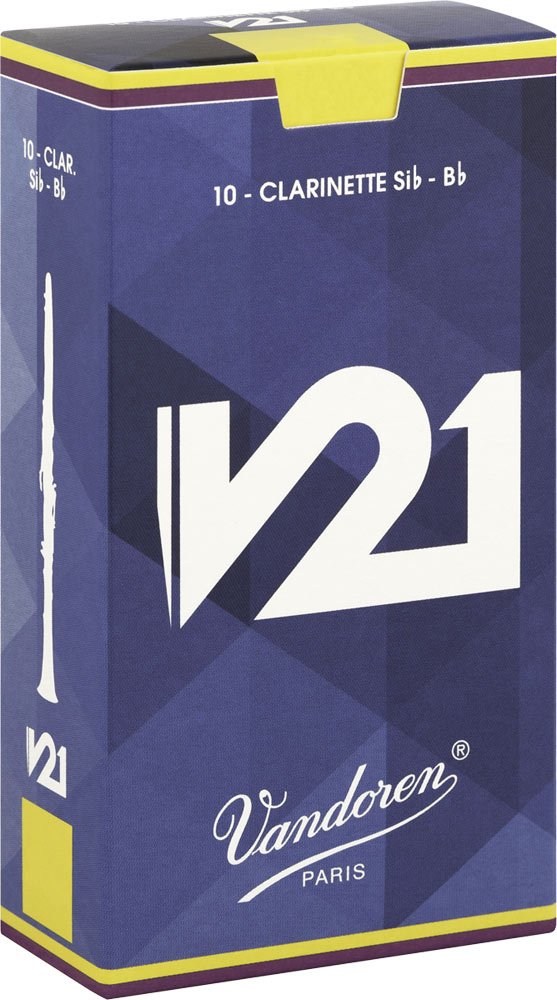 Vandoren Cr804 Bb Clarinet V21 Reeds Strength 4; Box Of 10