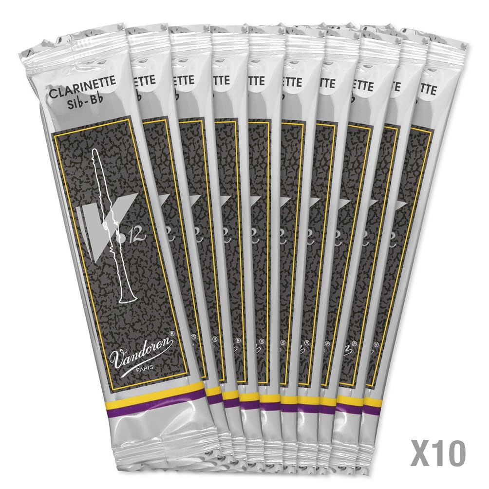 Vandoren Cr194 Bb Clarinet V12 Reeds Strength 4 Box Of 10