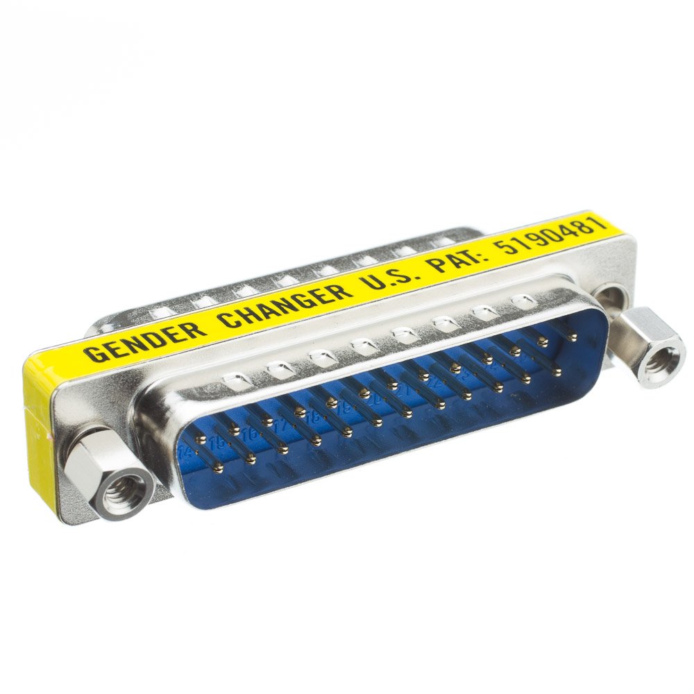 Serial Mini Gender Changer/Coupler, Db25 Male To Db25 Male