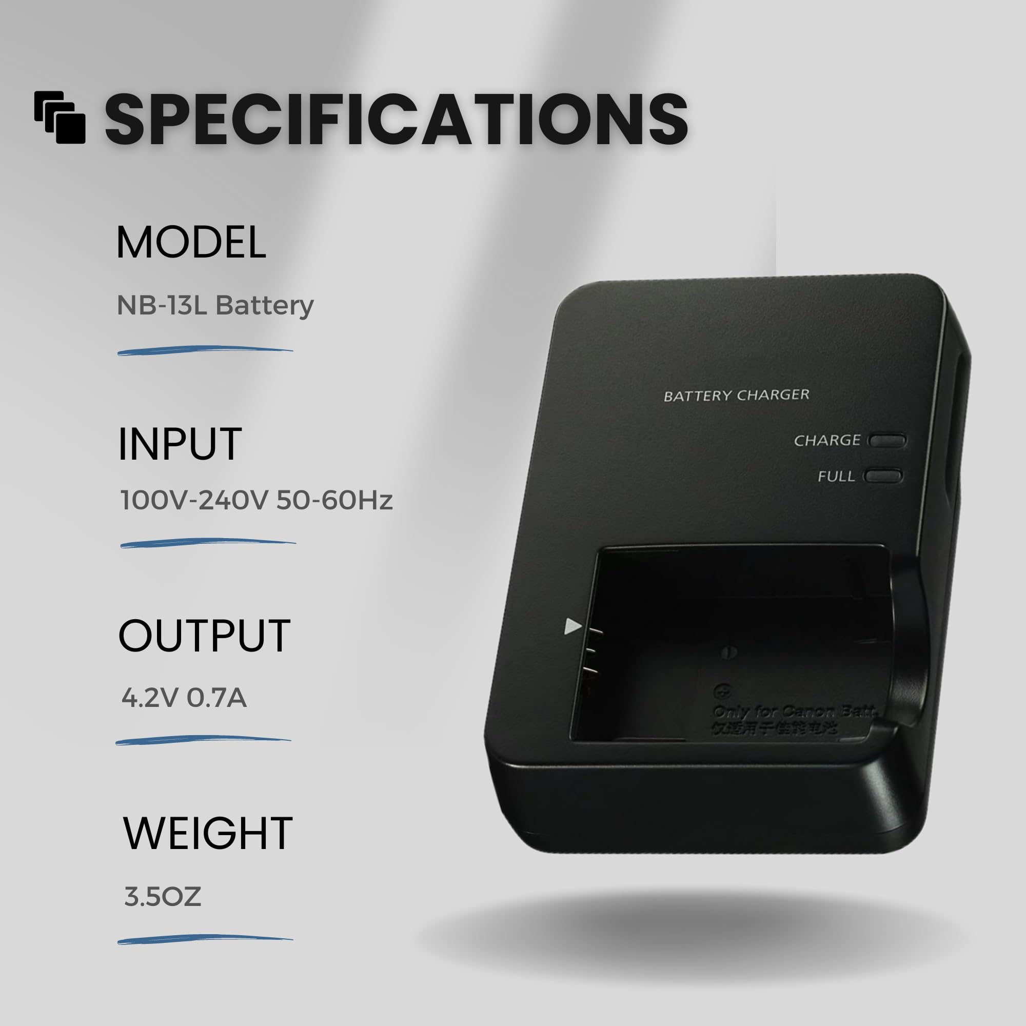 Nb 13L Cb 2Lh Cb 2Lht Battery Charger For Canon: Compatible With Cb 2Lht G1X Mark Iii, G5X, G5X Mark Ii, G7X, G7X Mark Ii Iii, G
