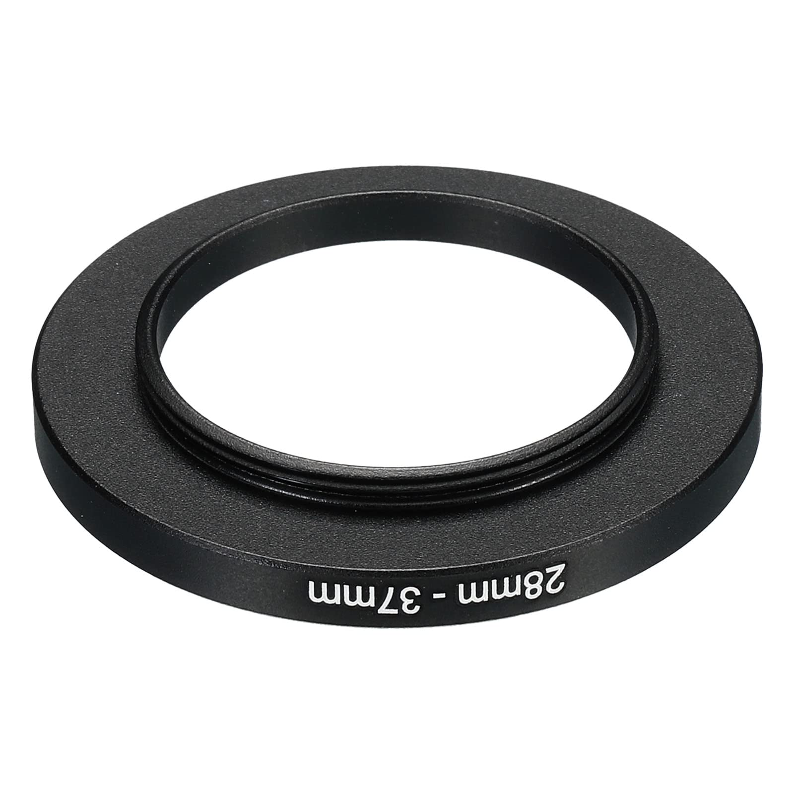 Patikil 28Mm 37Mm Metal Step Up Ring, Camera Lens Filter Adapter Ring Aluminum Filter Adapter Ring For Camera Lenses Hood, Black