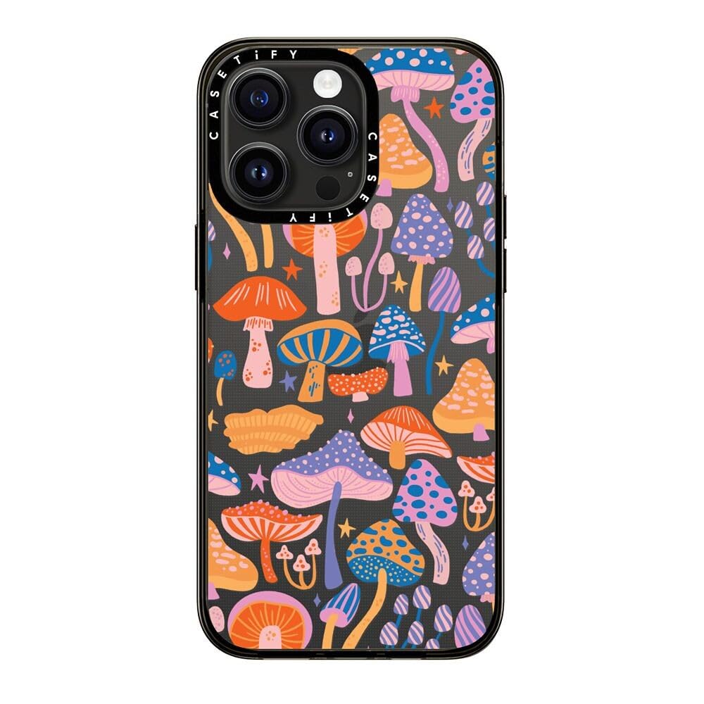 Casetify Compact Iphone 15 Pro Max Case [2X Military Grade Drop Tested / 4Ft Drop Protection]   Cute Prints   Magic Mushrooms