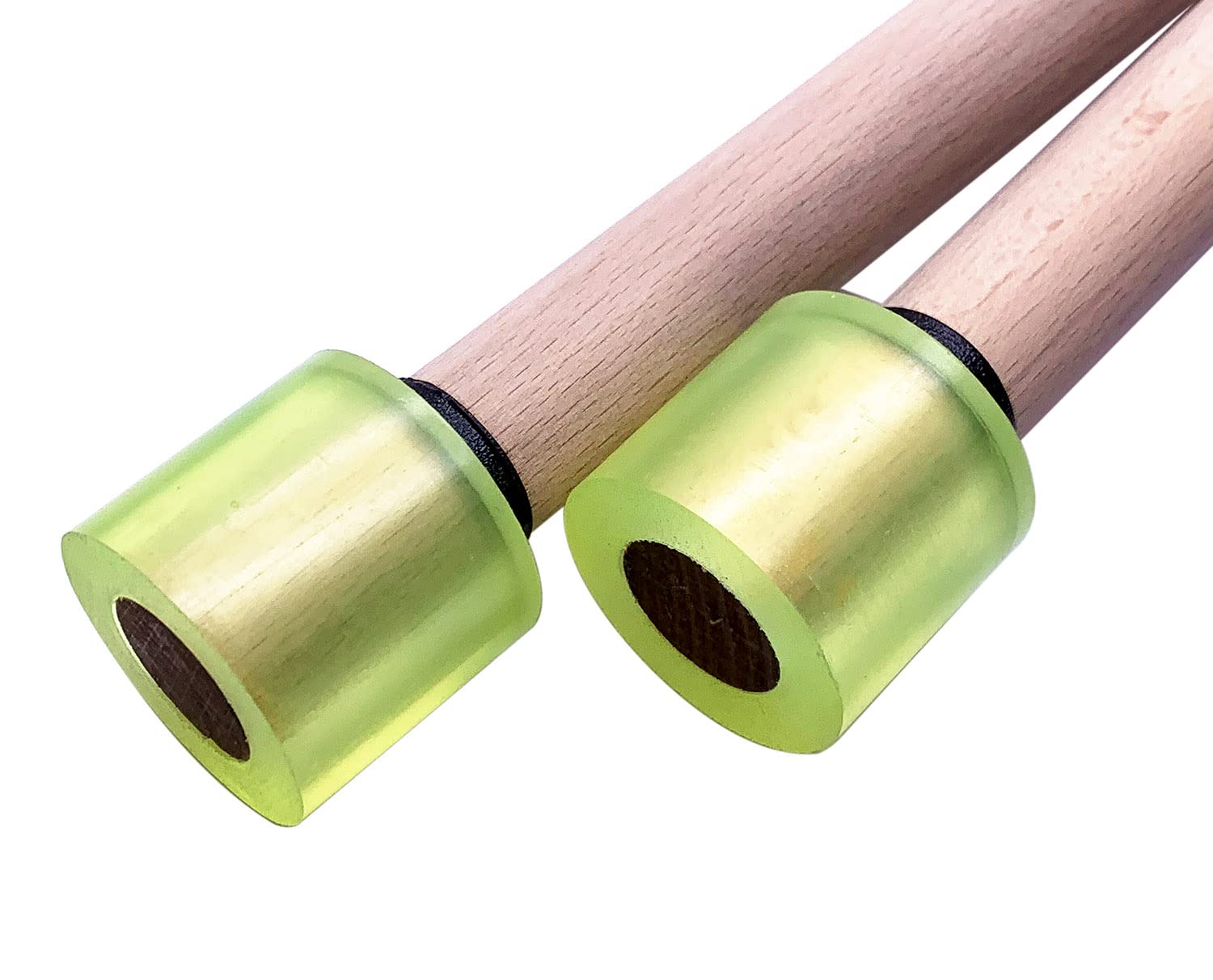 Tuoren Steel Drum Pan Mallets Sticks 13'' Rubber Drumstick For Playing Tenor Steelpan, Steel Tongue Drum With Wooden Handle