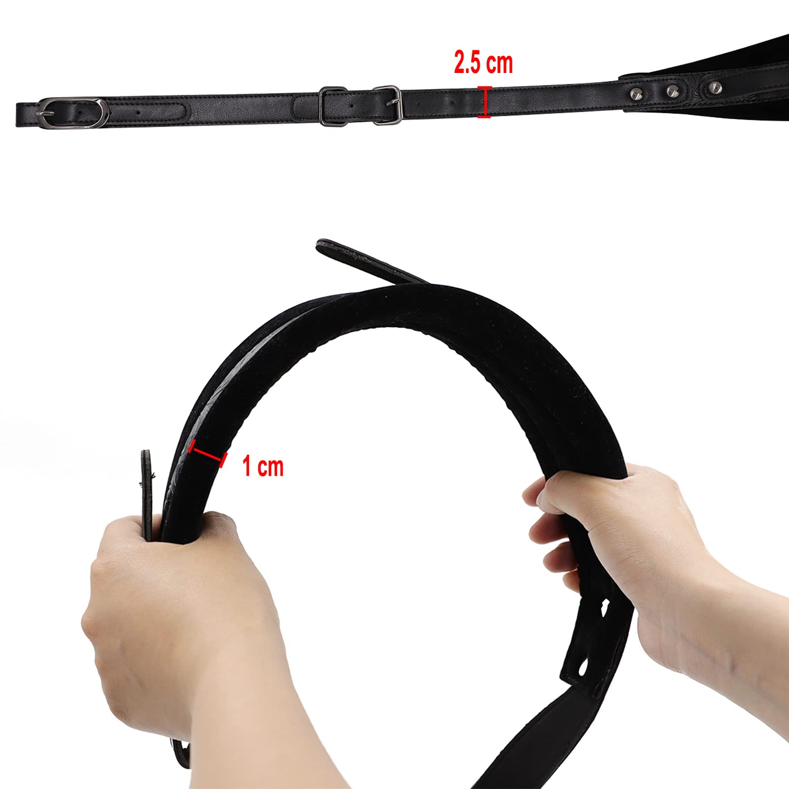 Rayzm Accordion Harness Strap, 8Cm Wide Accordion Strap, Thick Soft Pads