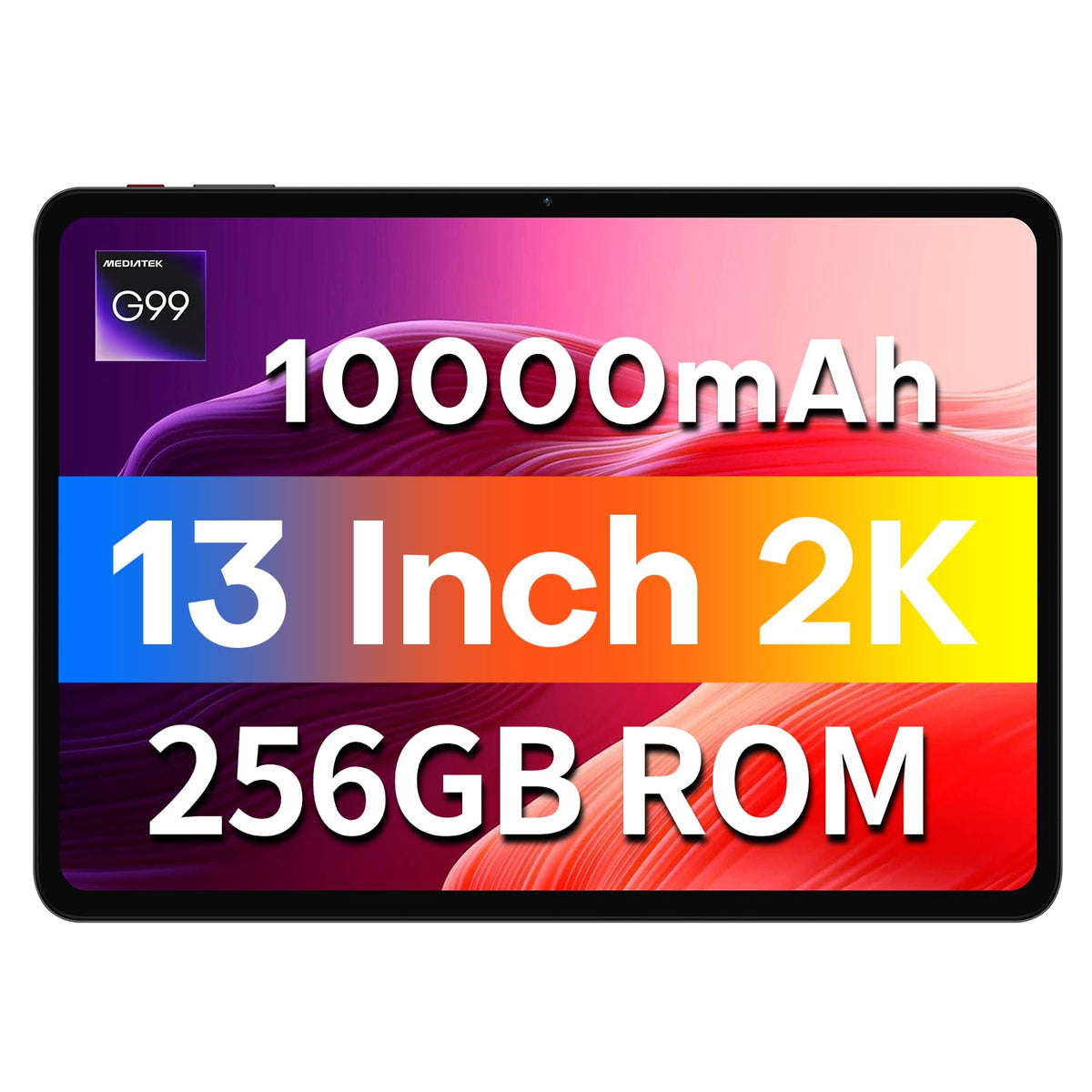 Teclast T65Max Tablet, 13'' Android Tablet With 256Gb Rom, Helio G99 Octa Core For Gaming, Android 14 Tableta, 10000Mah/18W Fast