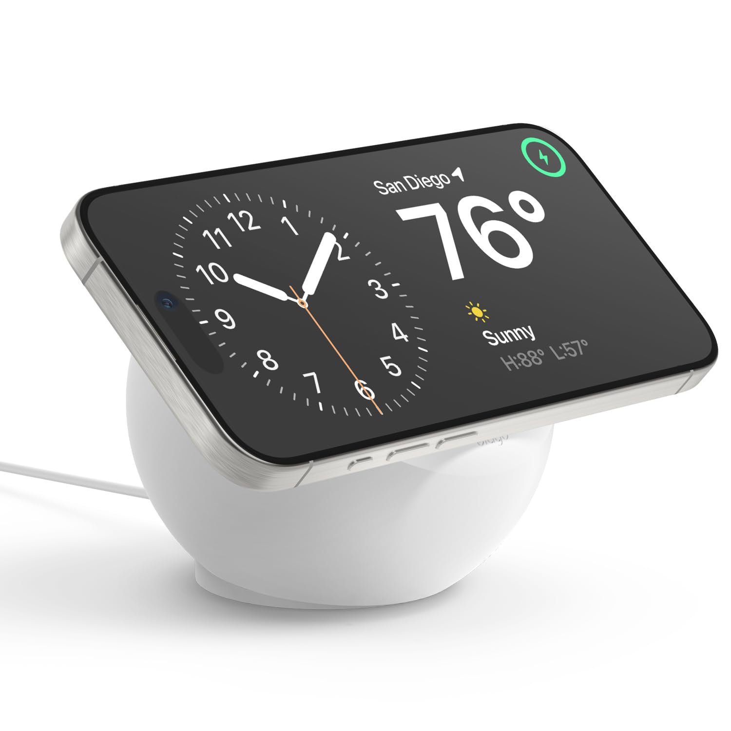 Elago Ms2 Charging Stand Compatible With Magsafe Charger   Premium Silicone Stand Compatible With Iphone 15141312 Series, Design