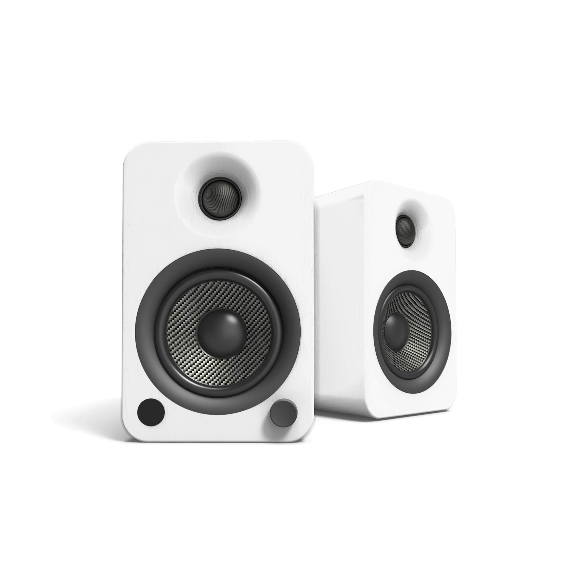 Kanto Yu4Mw Powered Speakers With Bluetooth And Built In Phono Preamp | Auto Standby And Startup | Remote Included | 140W Peak P