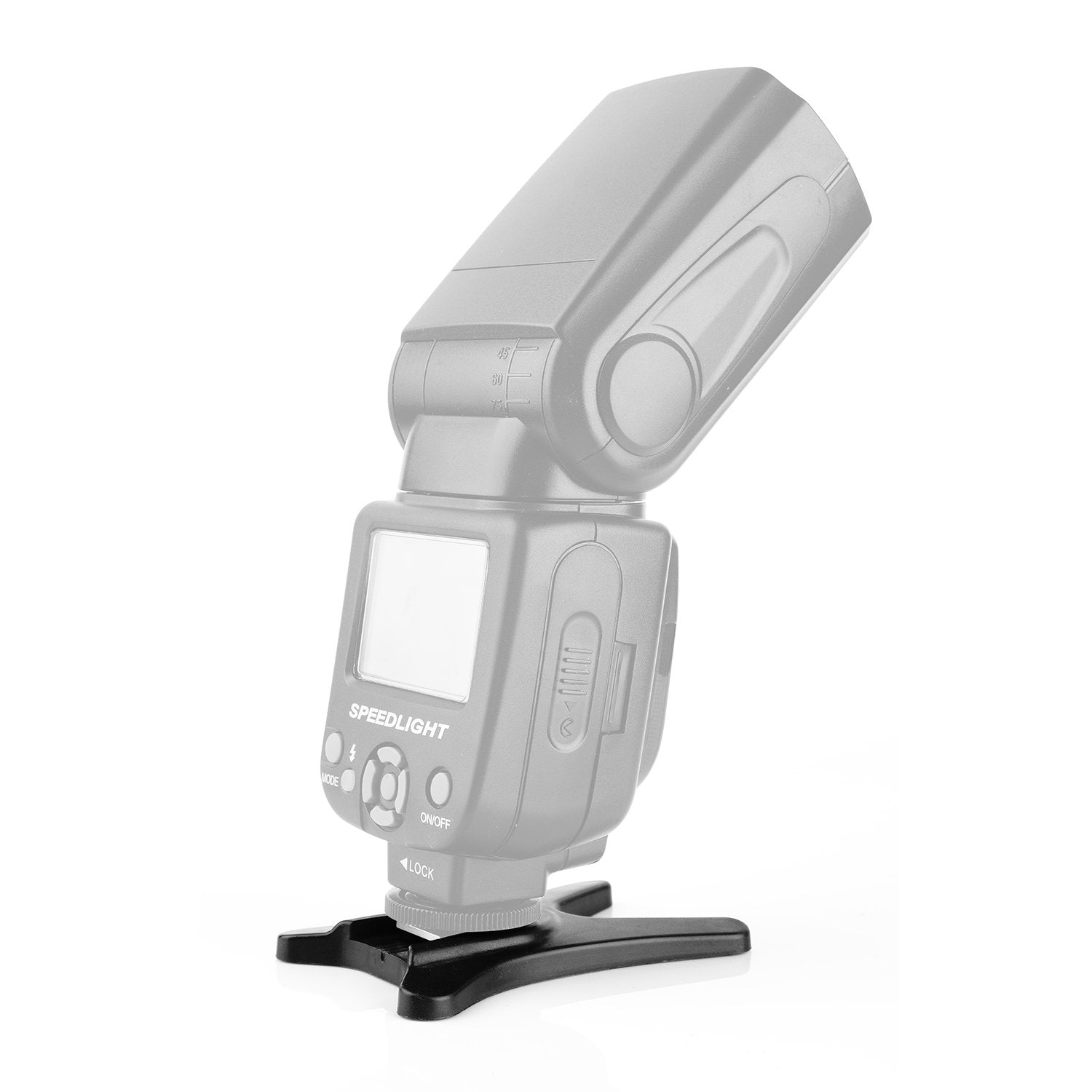 Anwenk Camera Flash Stand Flash Speedlight Hot Shoe Mount Stand With 1/4 Metal Tripod Thread For Flash Speedlight Speedlite, Com