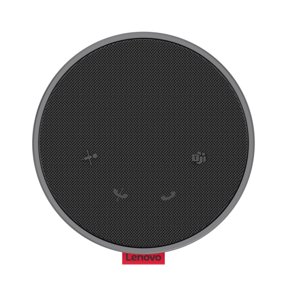 Lenovo Go Wired Speakerphone - Omni-Directional Mic - Plug-And-Play - Usb-C Connectivity - Certified For Microsoft Teams, Gray