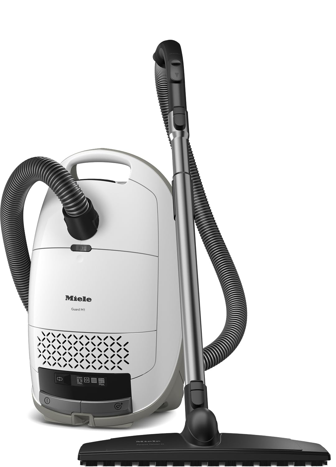 Miele New Guard M1 Parquet XL Bagged Canister Vacuum Cleaner with AirClean Plus Filter, AllTeQ Universal Floorhead, and Parquet 