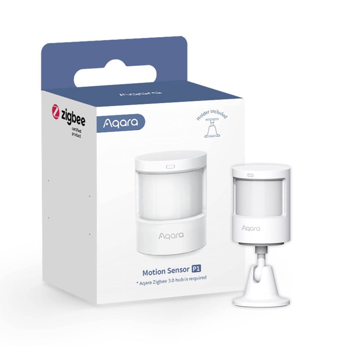 Aqara Motion Sensor P1, Requires Aqara Hub, 5-Year Battery Life, Configurable Detection Timeout, For Alert System And Automation