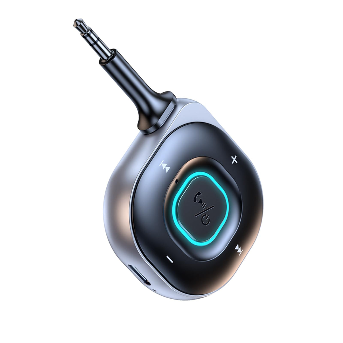 Bluetooth Adapter Car Aux Receiver: Wireless Audio Transmitter For Tv Headphones (Blue)