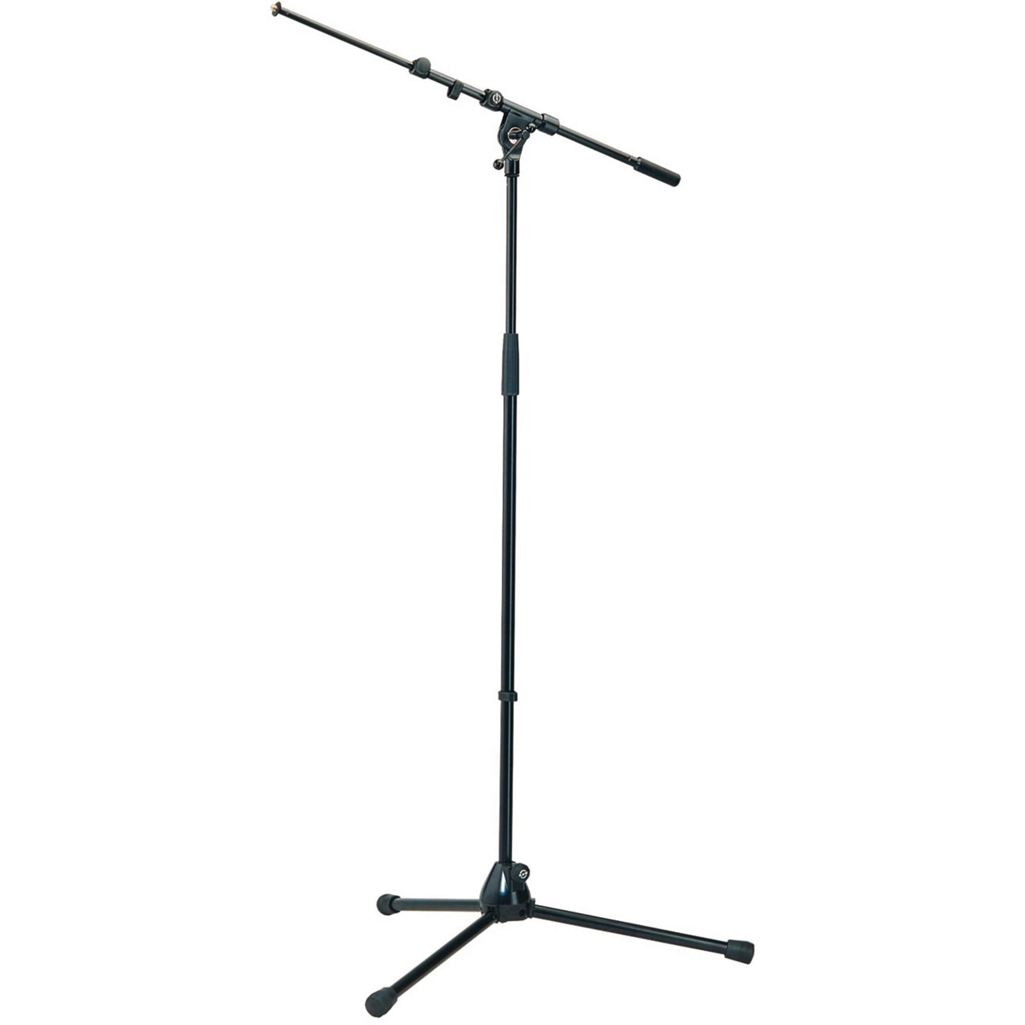 K&M Knig & Meyer 21090.500.55 Tripod Microphone Stand | Adjustable Telescoping 2 Piece Boom Arm | Professional Grade | Heavy Dut