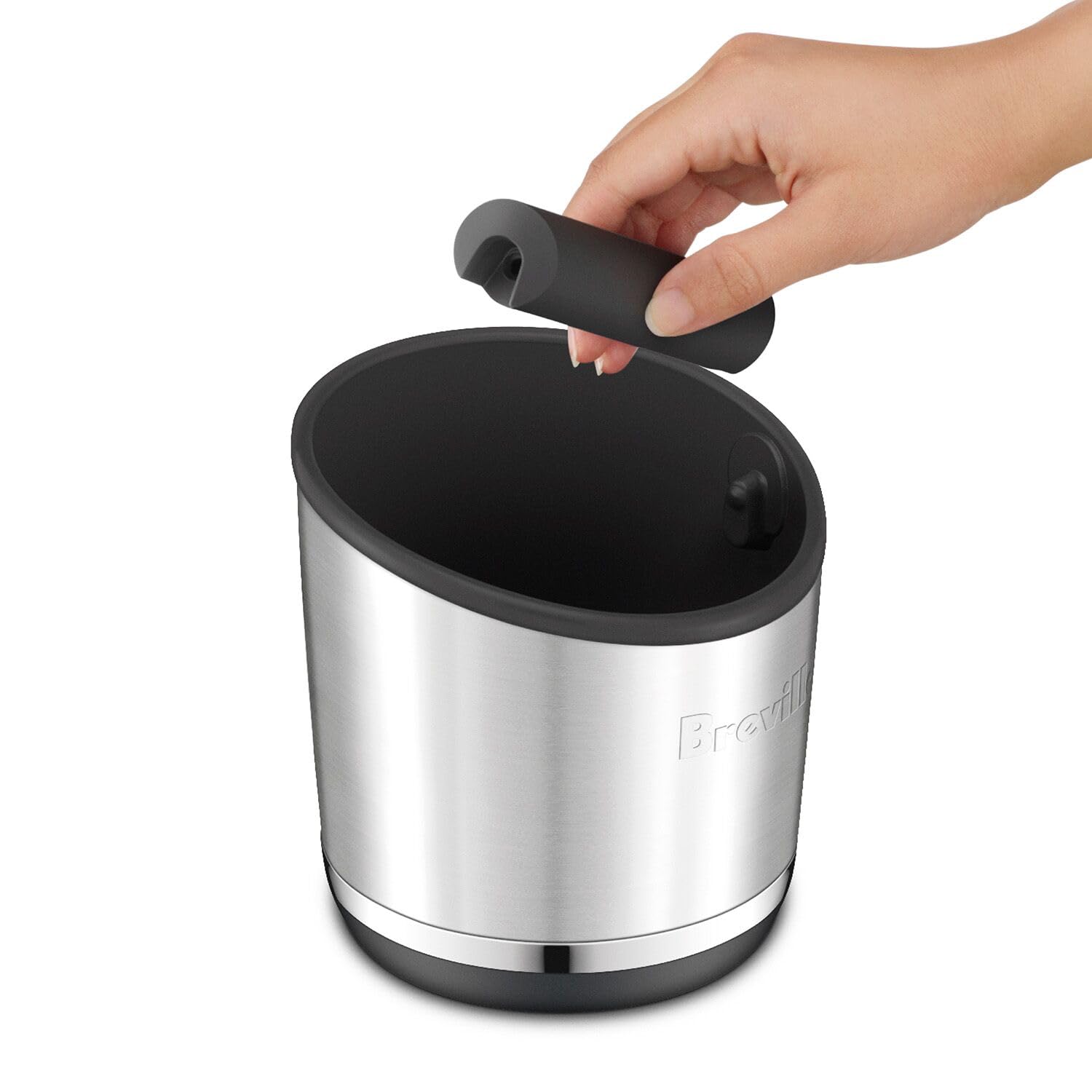 Breville Knock Box 20 Espresso Accessory, One Size, Brushed Stainless Steel