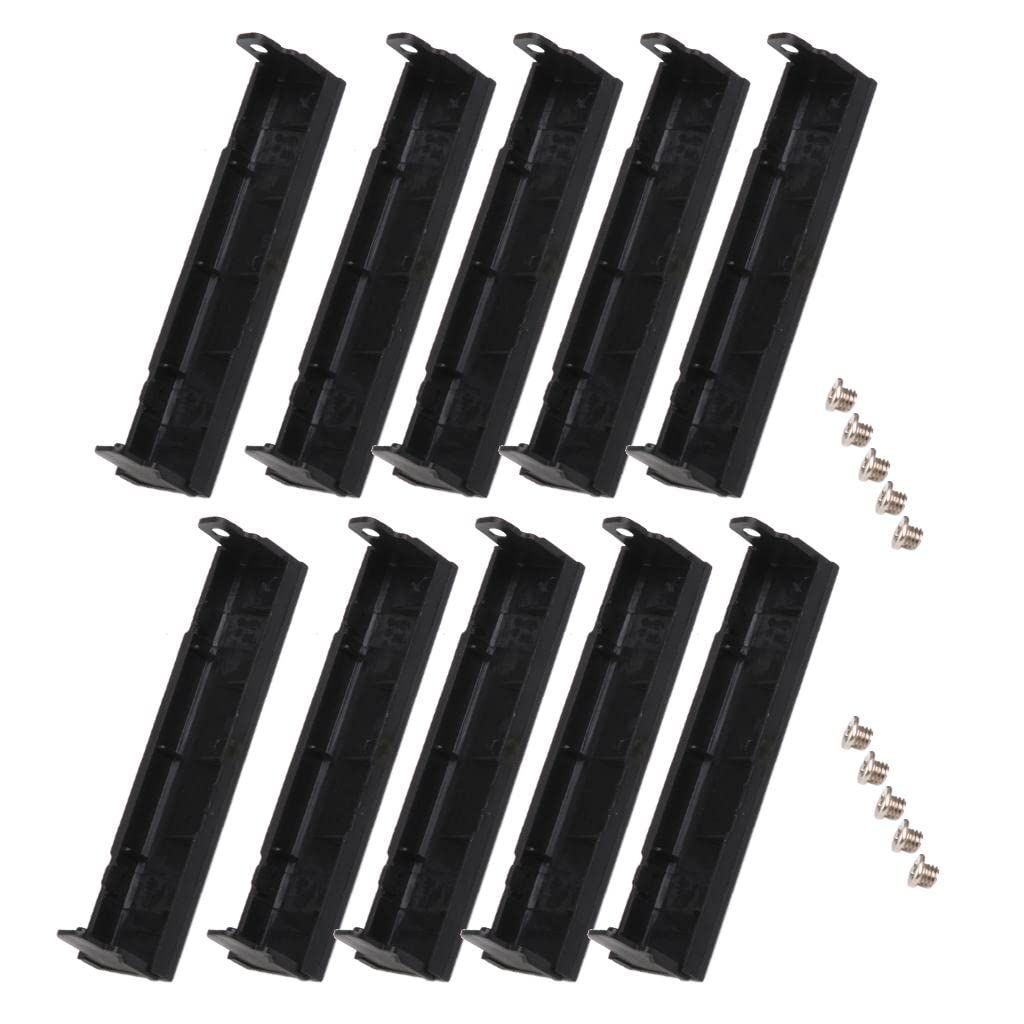 Zoomella 10X Black Laptop Hdd Hard Drive Caddy Cover W/Screw For Dell Latitude E6510|Drive Bay Caddies| Drive Bay Caddies