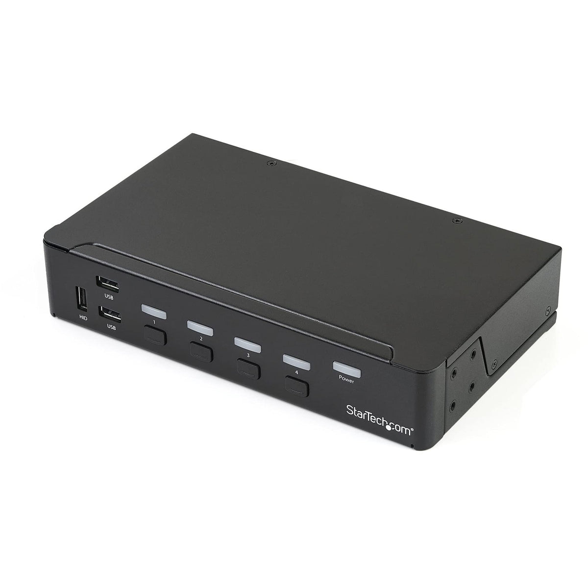Startech.Com 4 Port Displayport Kvm Switch   Dp Kvm Switch With Audio And Built In Usb 3.0 Hub For Peripherals   4K 30Hz, Taa (S