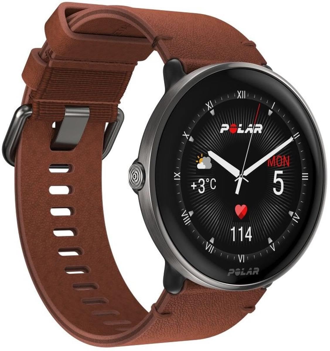 Polar Ignite 3 Titanium   Fitness & Wellness Gps Smartwatch, Sleep Tracker, Activity Tracker For Fitness, Workout, Health Recove