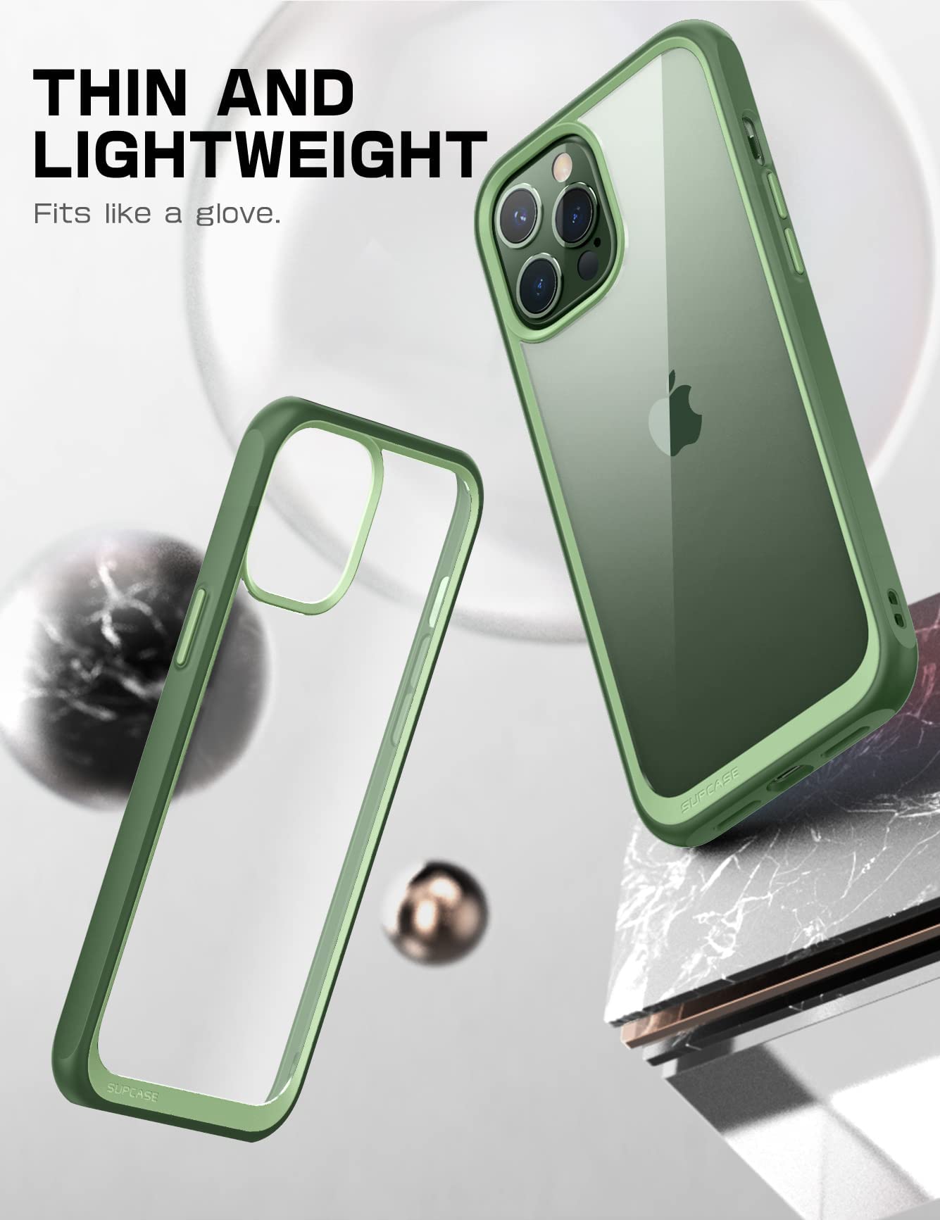 Supcase Case For Iphone 13 Pro (2021) 6.1 Inch, Ultra Thin Protective Transparent [Unicorn Beetle Style Version Ii] Bumper Tpu S