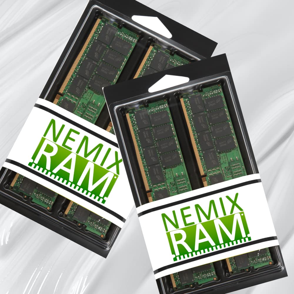Nemix Ram 128Gb (4X32Gb) Ddr4 3200 Pc4 25600 Ecc Rdimm Registered Server Memory Upgrade For Poweredge Xr12 Rack Server