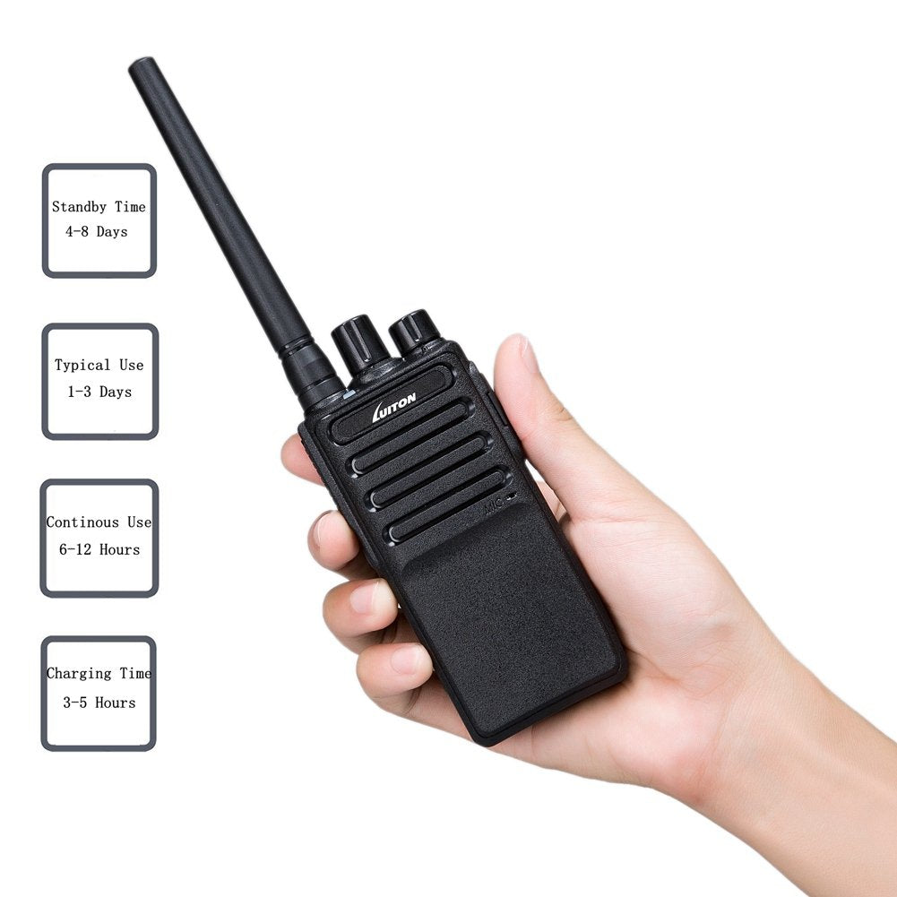 Walkie Talkies Voice Scrambler With Earpiece For Adults Outdoor Cs Hiking Hunting Travelling Long Distance 2 Way Radios By Luito