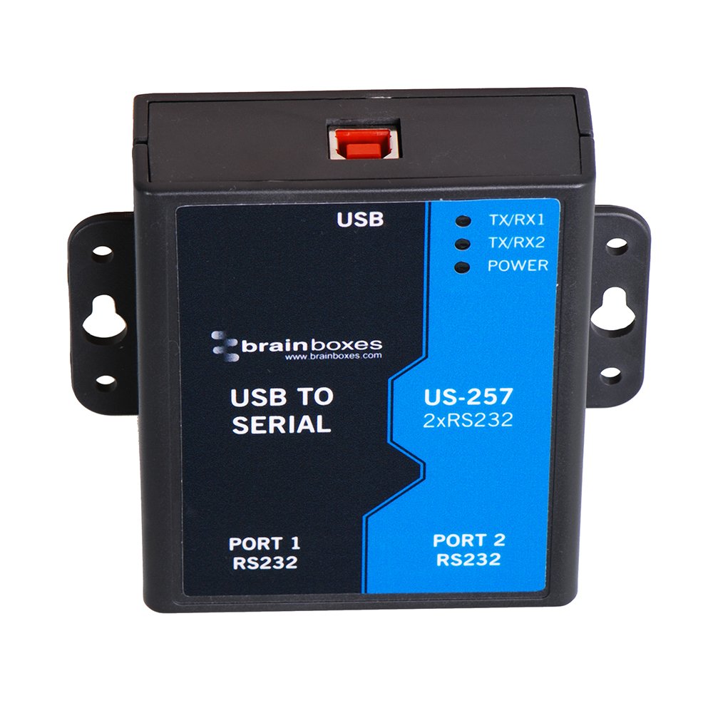 Brainboxes Adapter Brainboxes 2 Port USB to Serial RS232 Adapter – Electroeshop