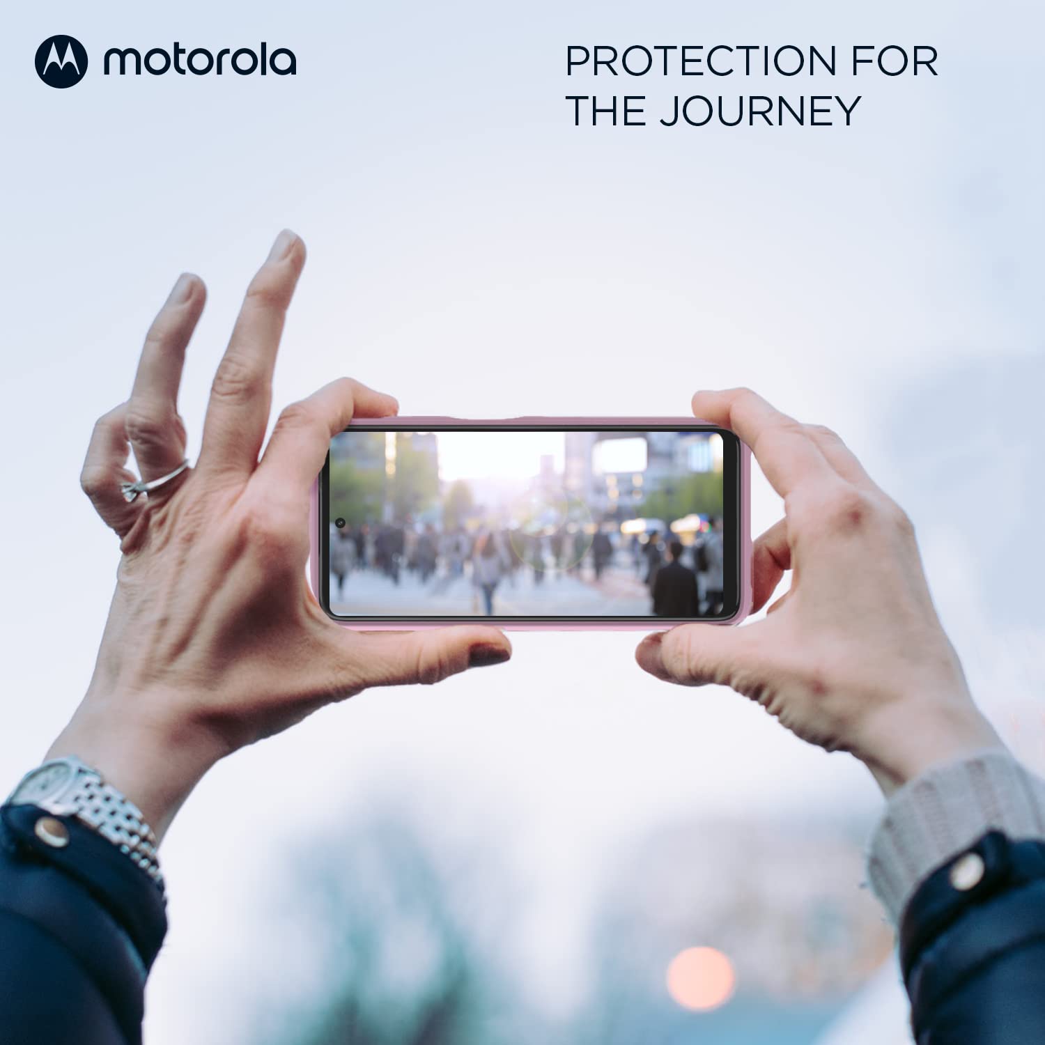 Motorola Moto G 5G (2022) Protective Case  Sunset Pink Precision Fit, Stylish Shock Absorbing Phone Cases [Not For G 5G (2020) V