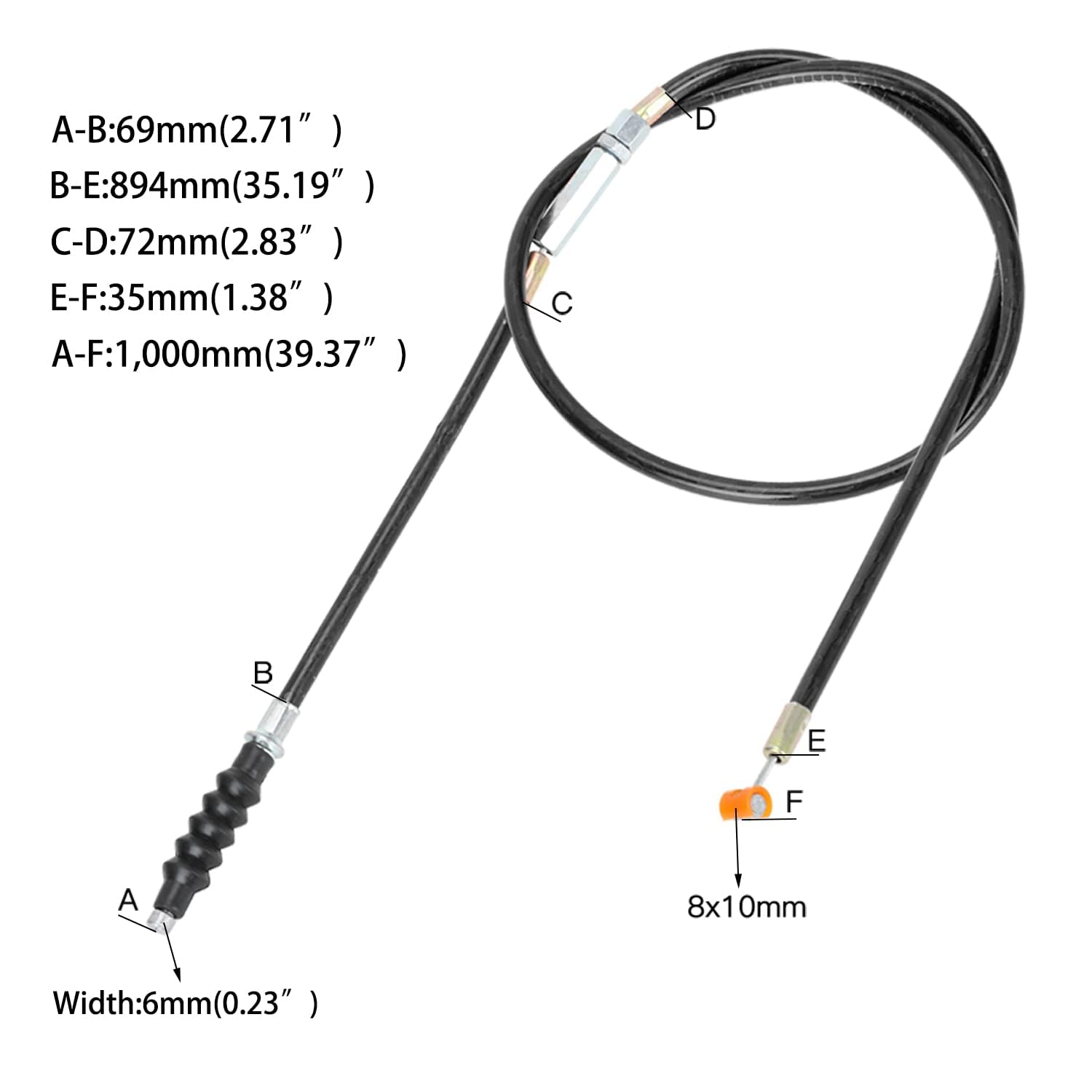 Yoxufa 38.98 Inch Clutch Cable Adjustable For 50Cc 70Cc 90Cc 110Cc 125Cc 250Cc Ssr Sdg Taotao Db17 Db27 Apollo Rfz Db007 Coolste