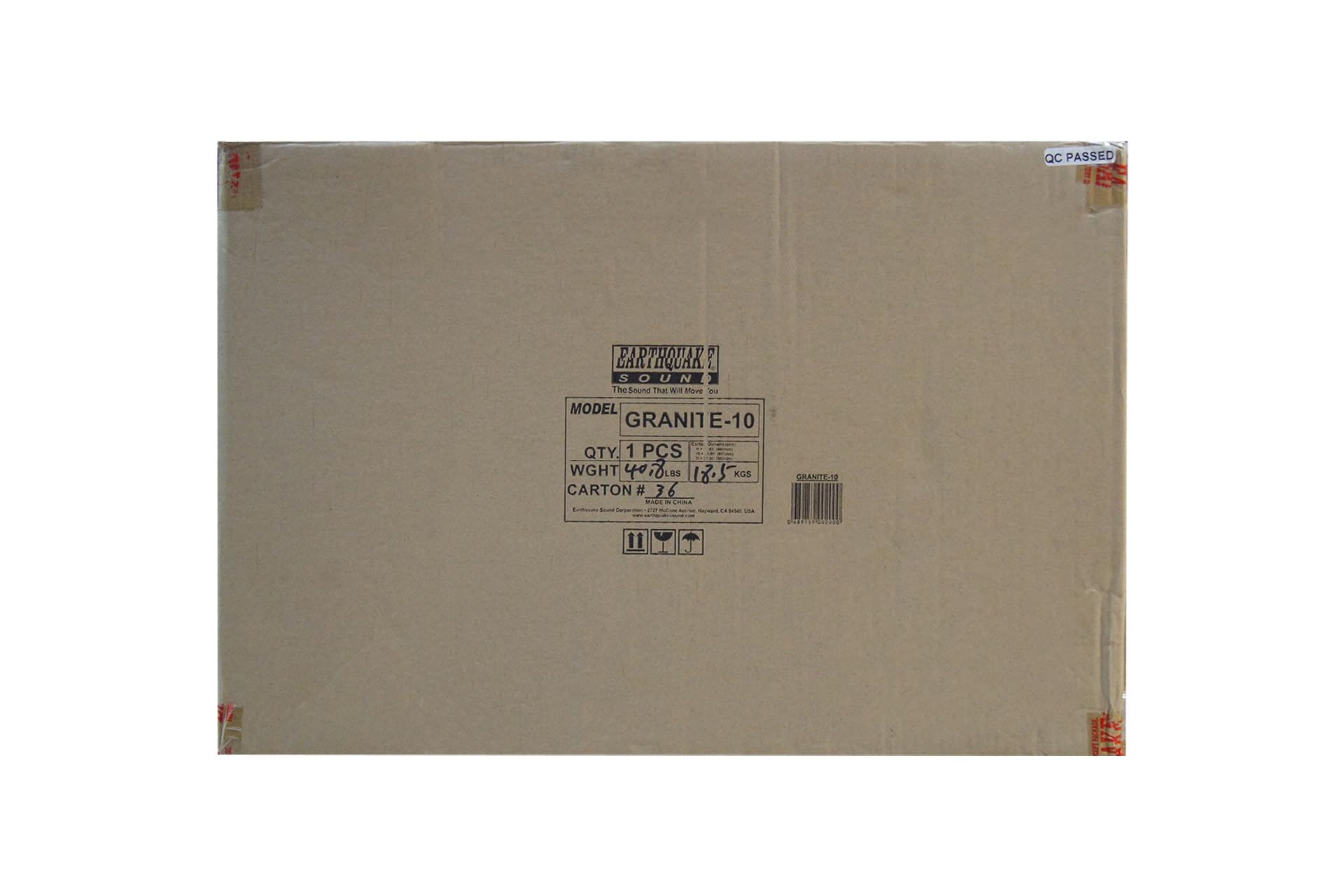 Earthquake Sound Granite-10 Outdoor Weather-Resistant Rock Subwoofer