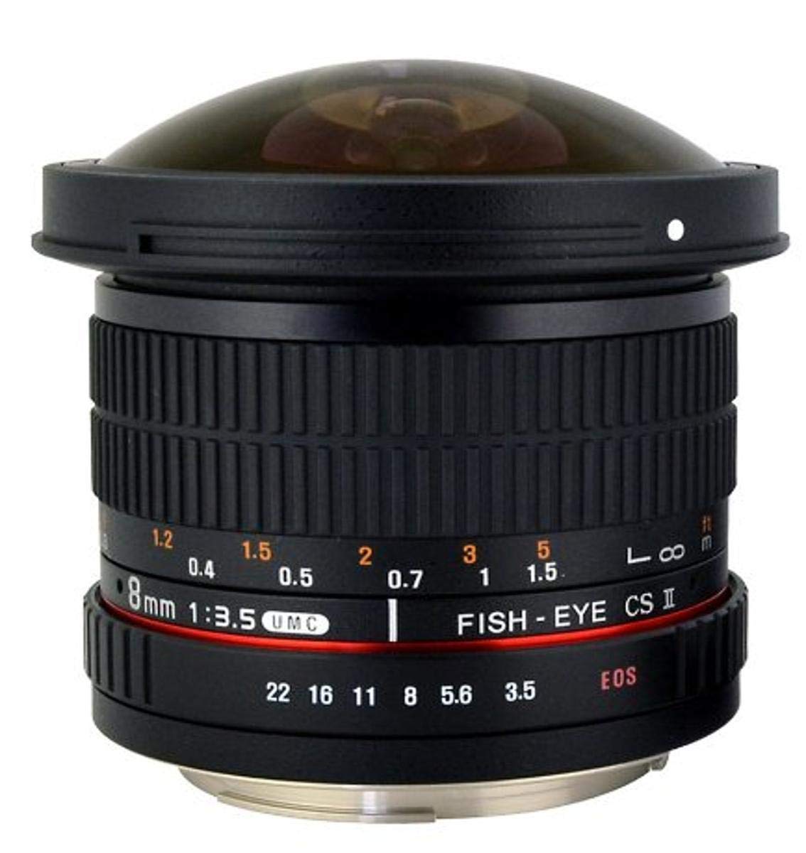 Rokinon HD HD8M-P 8mm f/3.5 HD Fisheye Lens with Removable Hood for Pentax