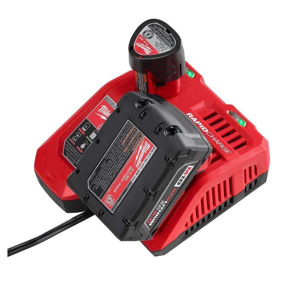 Milwaukee 48 59 1808 M12 And M18 12 Volt/18 Volt Lithium Ion Multi Volatge Rapid Battery Charger (Non Retail Packaging)