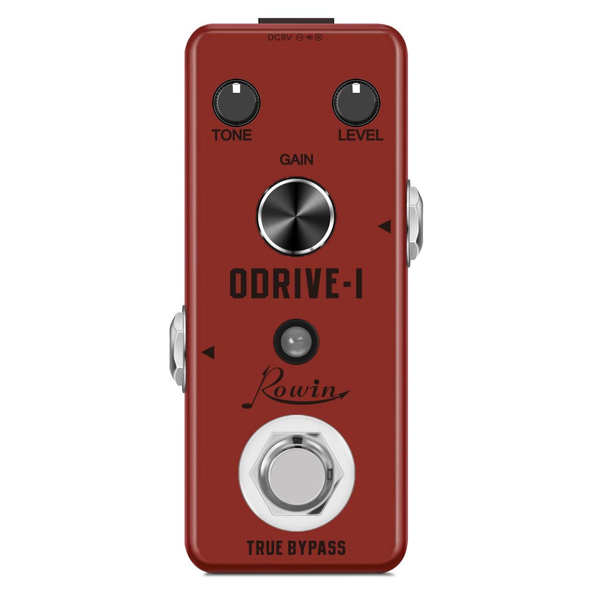 Rowin Overdrive Guitar Effect Pedal Mini Analog Pedal Classic Blues True Bypass Dc 9V Red Lef-302A