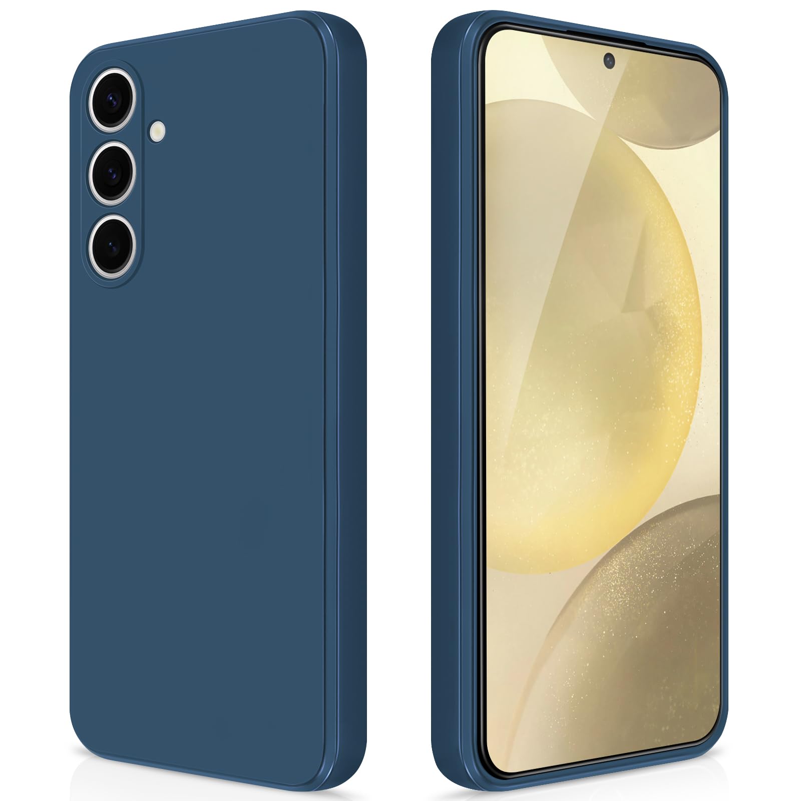 Giiyoon Silicone Case Compatible With Samsung Galaxy S24, Full Body Silky Soft Touch Phone Case With Camera Protection, Shockpro