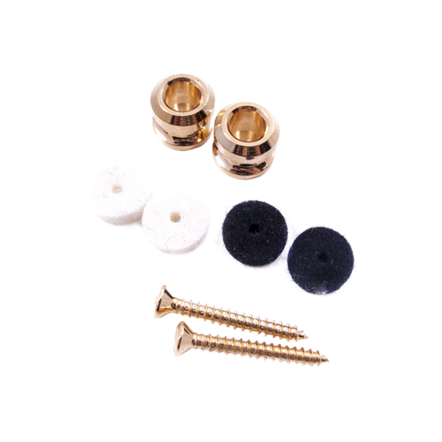 Genuine Fender (2) American Standard Series Guitar & Bass Strap Buttons  GOLD