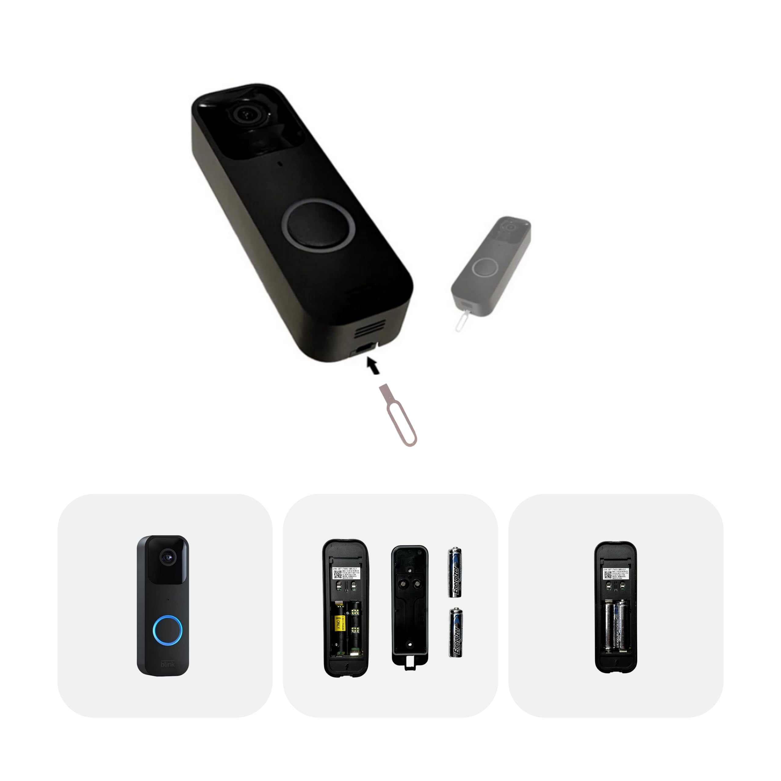 Blink Doorbell Key Replacement Tool, 4 Pack Doorbell Camera Release Pin For Blink, Replacement Doorbell Key, Efficient Tool For