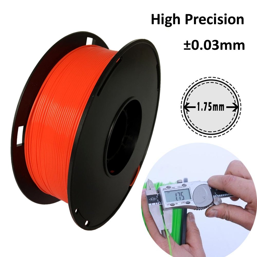 Novamaker Abs Filament 1.75Mm, Red Abs 3D Printer Filament, 1Kg Spool(2.2Lbs), Dimensional Accuracy +/  0.03Mm, Fit Fdm 3D Print