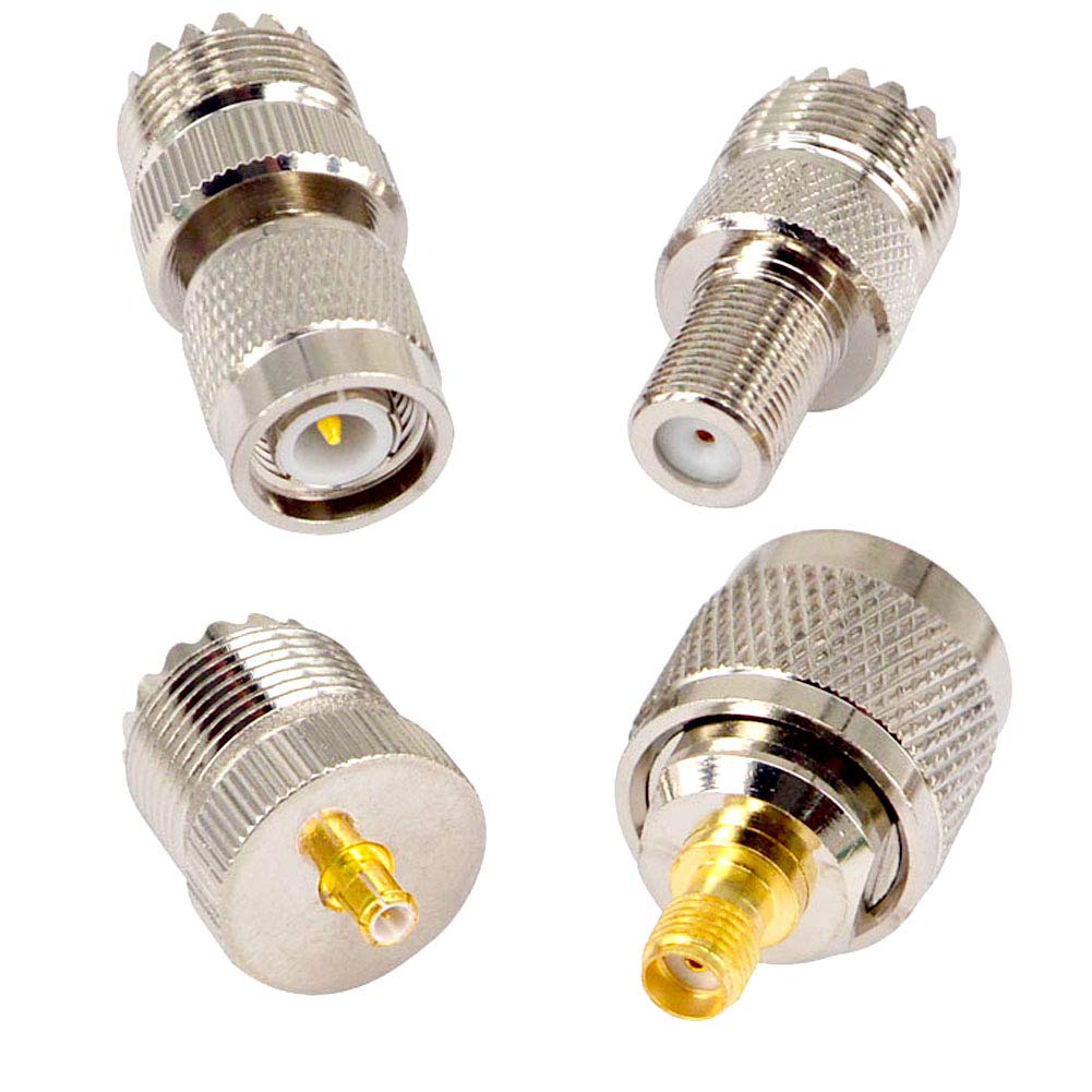 Onelinkmore 20 Type Set Uhf Pl259 So239 Mini Uhf Adapter Kits Uhf To Sma Bnc Mcx Fme F Tnc Mini Uhf Rf Coaxial Adapter Male Fema
