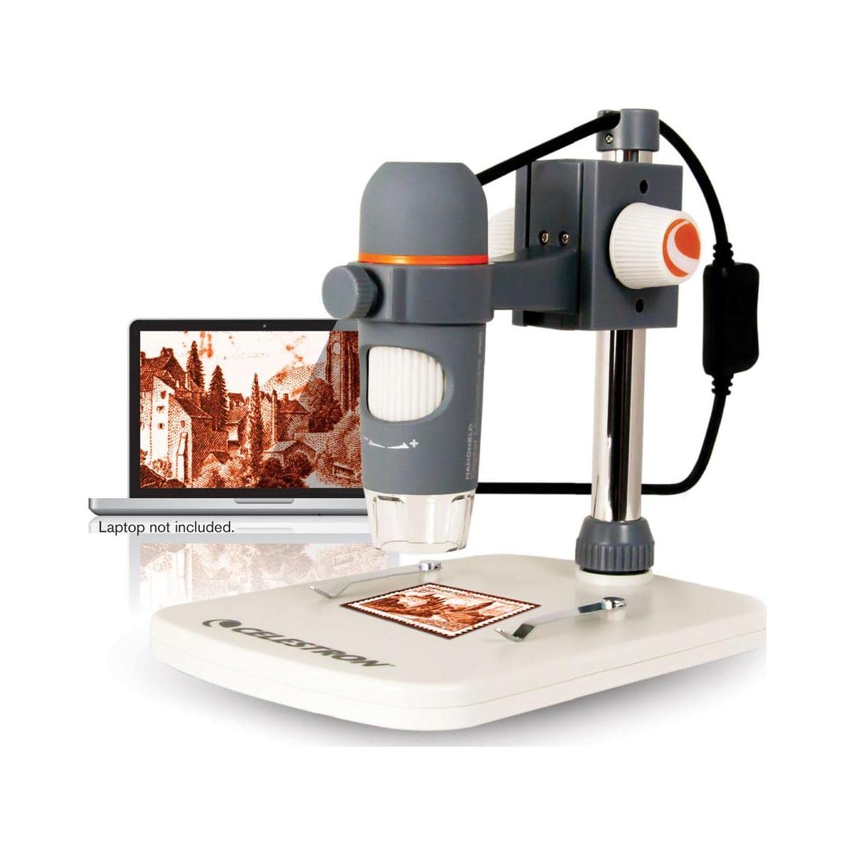 Celestron   5 Mp Digital Microscope Pro   Handheld Usb Microscope Compatible With Windows Pc And Mac   20X 200X Magnification  
