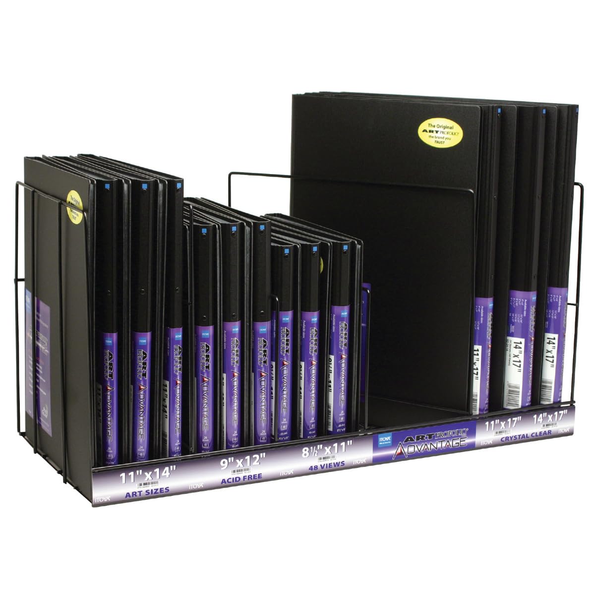 Itoya Profolio Advantage Art Presentation Book 5''X7'' For Art, Photography, Document, And Archival Storage   24 Polyglass Pages