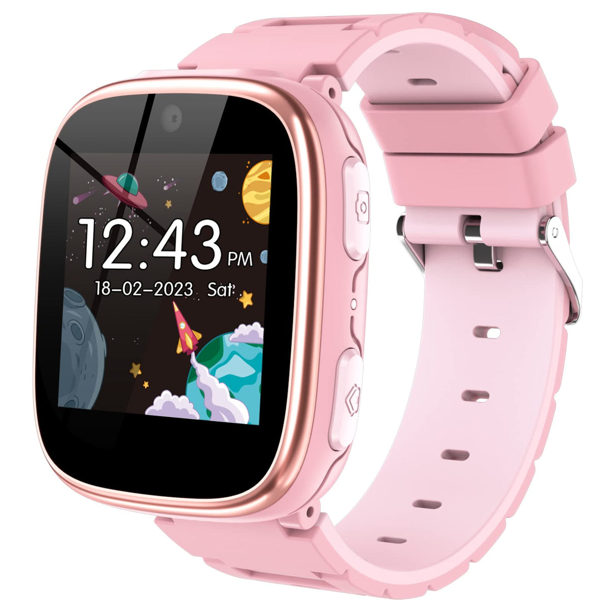 Smart Watch For Kids 4 12 Years Old With 15 Games Camera Alarm Video Music Player Pedometer Flashlight Birthday Gift For Boys Gi